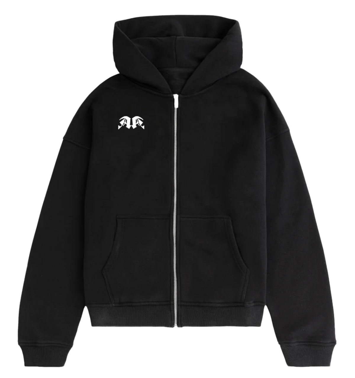 Ascent Angel Oversized Zipper Black