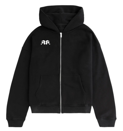 Ascent Angel Oversized Zipper Black