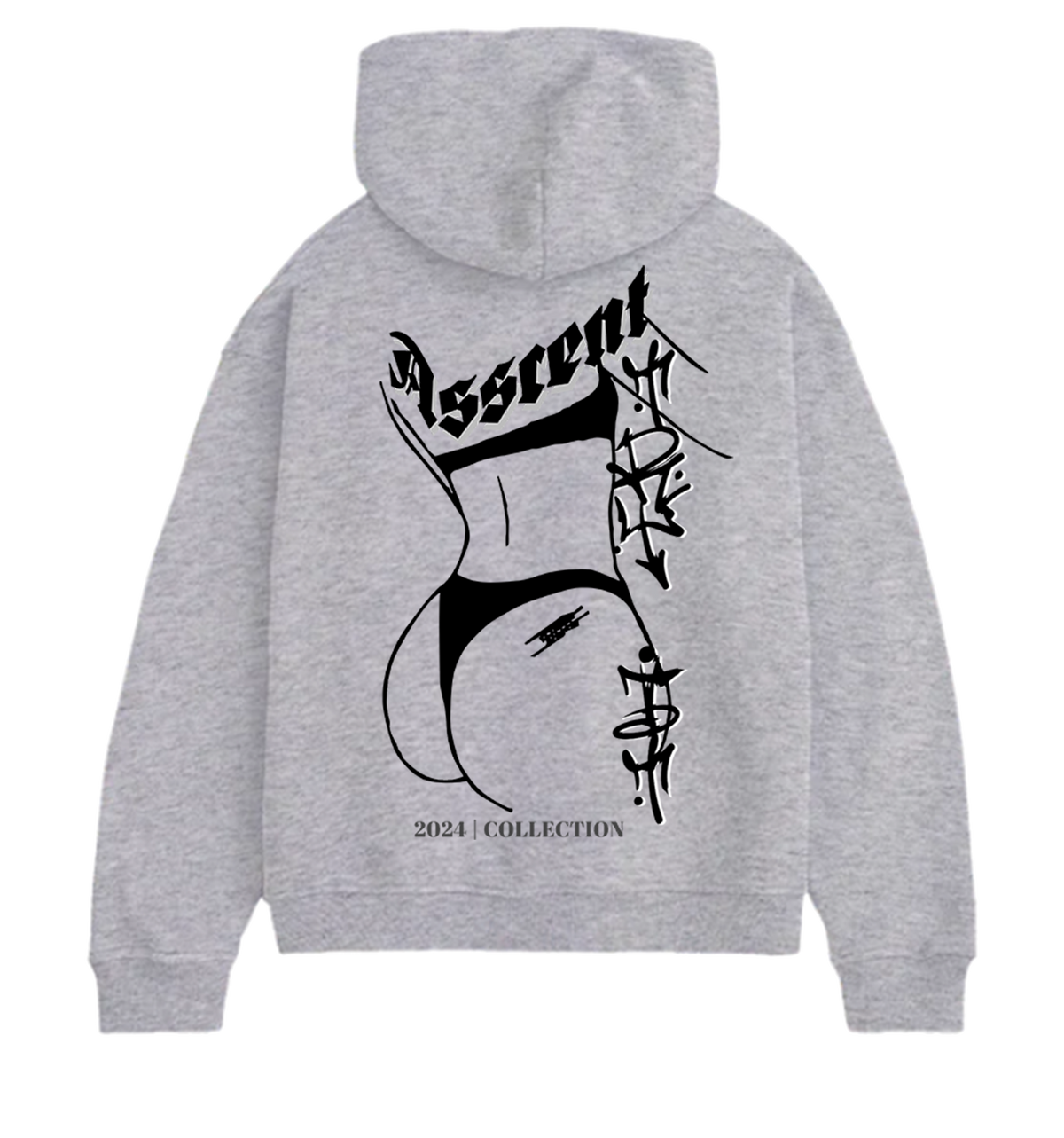 Try It Oversized Hoodie Gray
