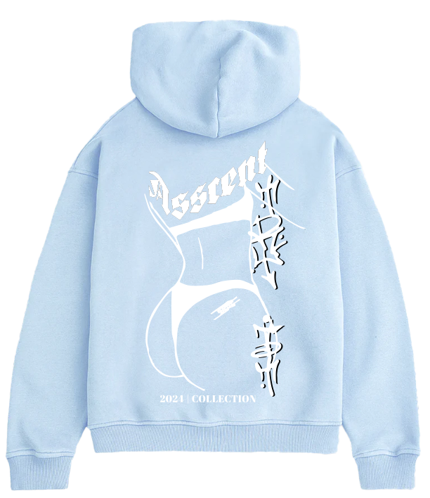 Try It Oversized Hoodie Babyblau