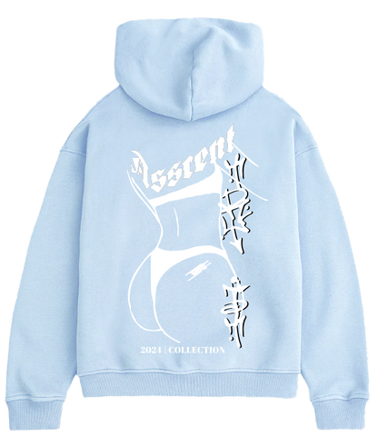 Try It Oversized Hoodie Babyblau