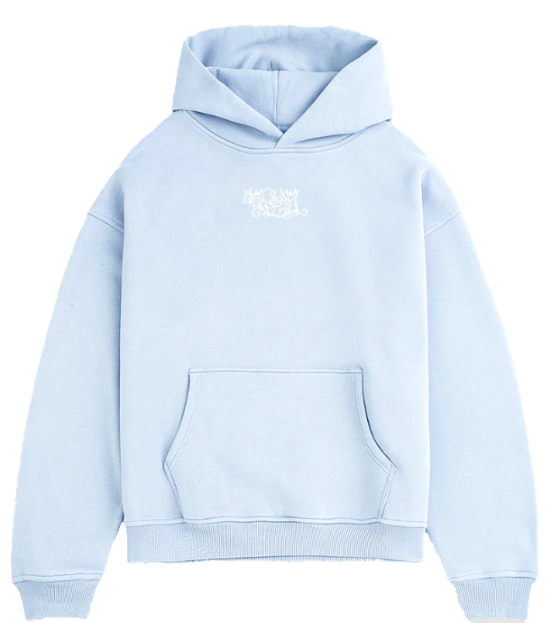 Try It Oversized Hoodie Babyblau
