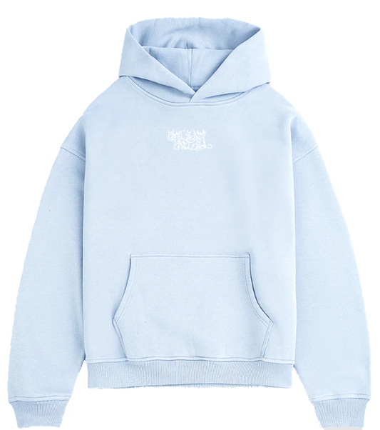 Try It Oversized Hoodie Babyblau