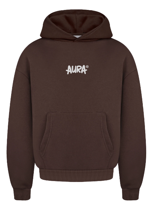 Aura Oversized Hoodie Braun
