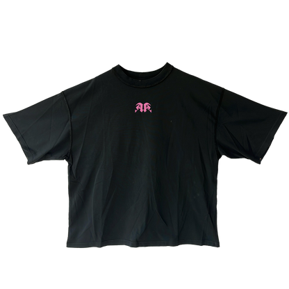 Bubblegum Oversized Tee Schwarz