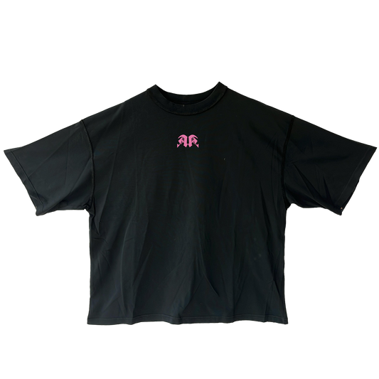 Bubblegum Oversized Tee Schwarz