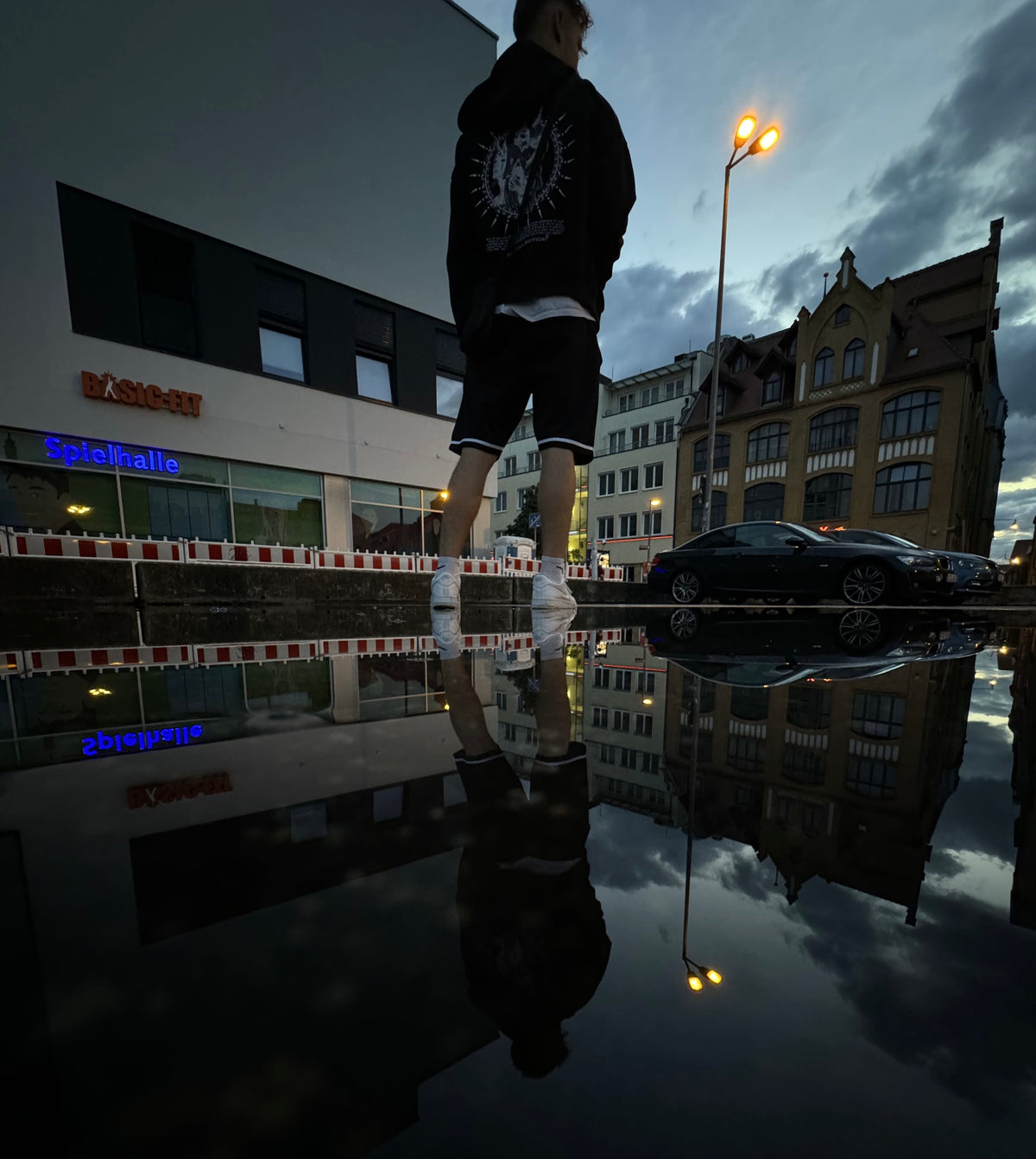 Demon Oversized Hoodie Black