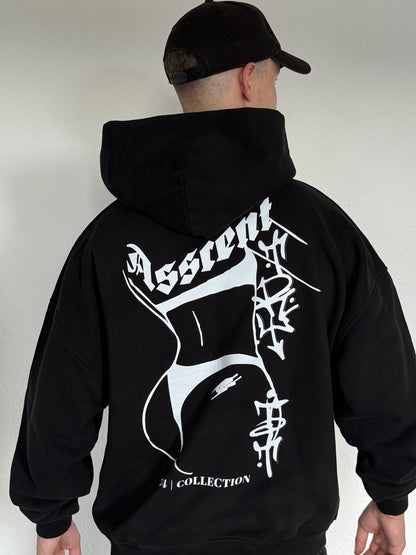 Try It Oversized Hoodie Black