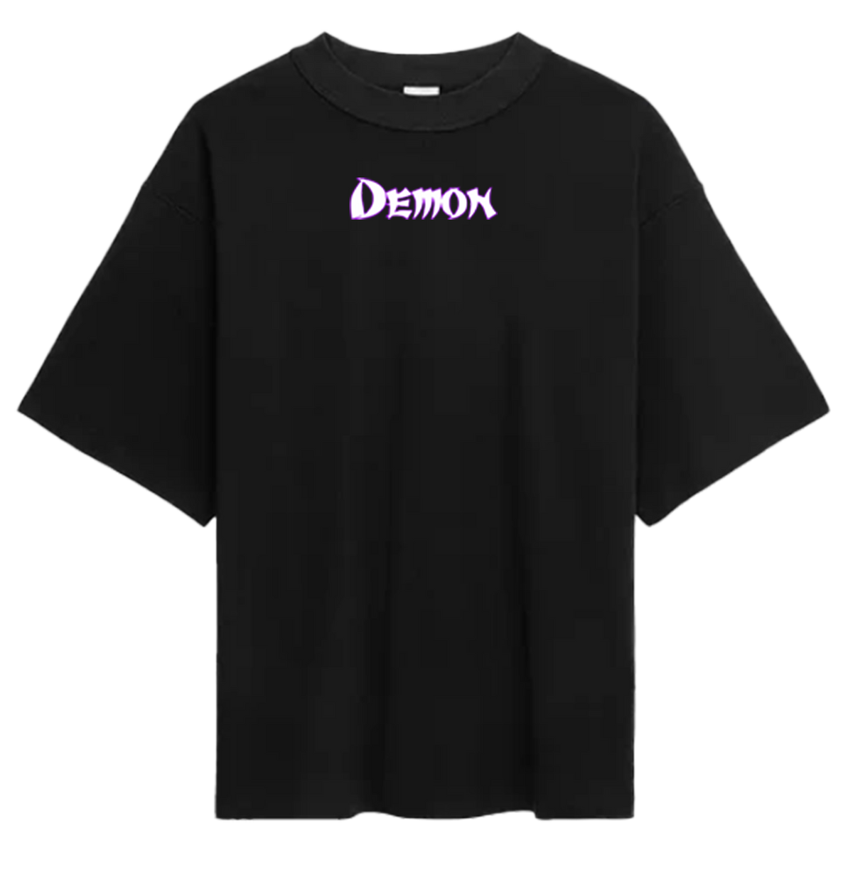 Demon Oversized Tee Black