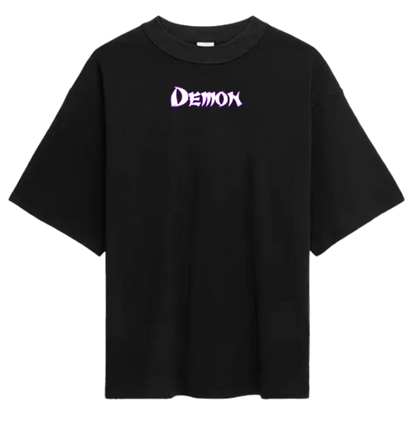 Demon Oversized Tee Black