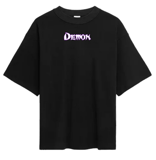 Demon Oversized Tee Black