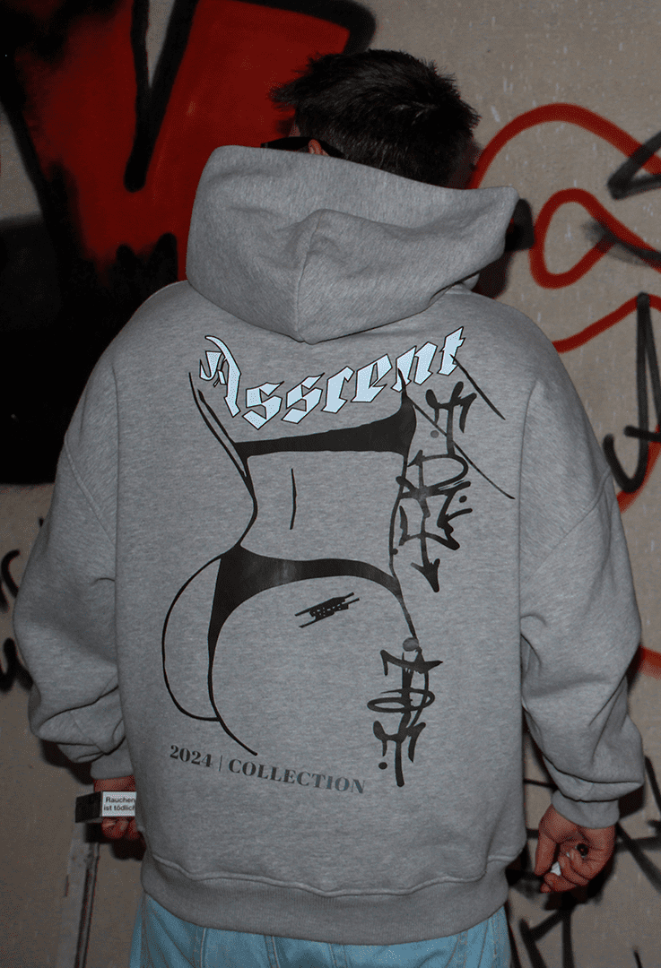 Try It Oversized Hoodie Gray