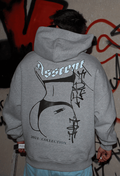Try It Oversized Hoodie Gray
