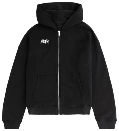 Angel Oversized Zipper Black