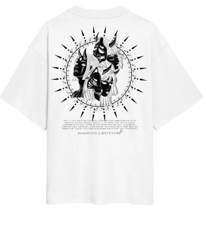 Demon Oversized Tee Weiß
