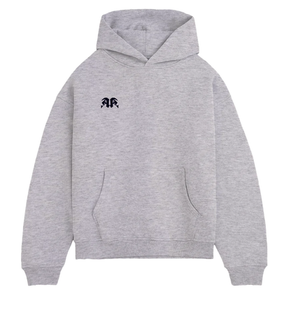 Ascent Angel Logo Stick Oversized Hoodie Grau